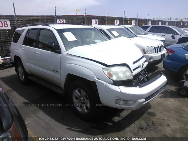 JTEBU14R540041916 - 2004 TOYOTA 4RUNNER SR5/SPORT WHITE photo 1