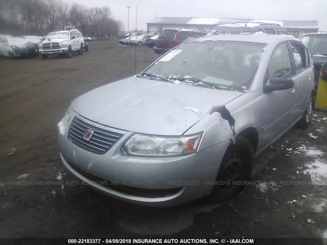 1G8AJ55F27Z134505 - 2007 SATURN ION LEVEL 2 SILVER photo 2