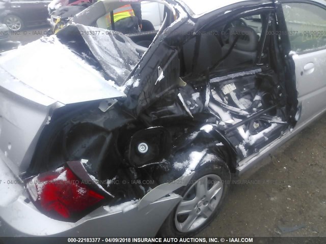 1G8AJ55F27Z134505 - 2007 SATURN ION LEVEL 2 SILVER photo 6