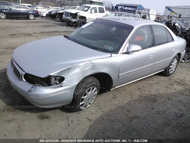 2G4WS52J011315504 - 2001 BUICK CENTURY CUSTOM SILVER photo 2