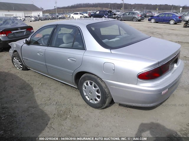 2G4WS52J011315504 - 2001 BUICK CENTURY CUSTOM SILVER photo 3