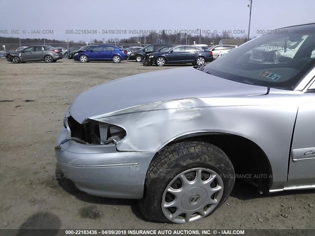 2G4WS52J011315504 - 2001 BUICK CENTURY CUSTOM SILVER photo 6