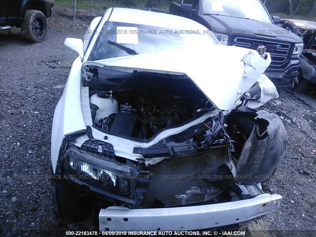 2G1FB1E31F9311067 - 2015 CHEVROLET CAMARO LS WHITE photo 6