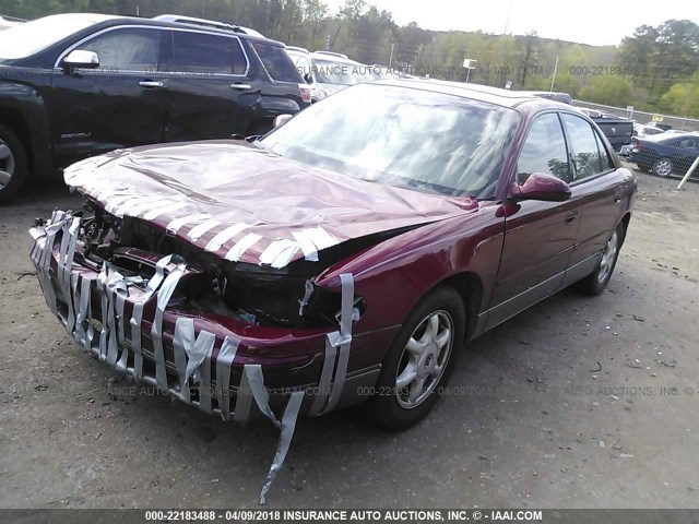 2G4WF551X31159183 - 2003 BUICK REGAL GS MAROON photo 2