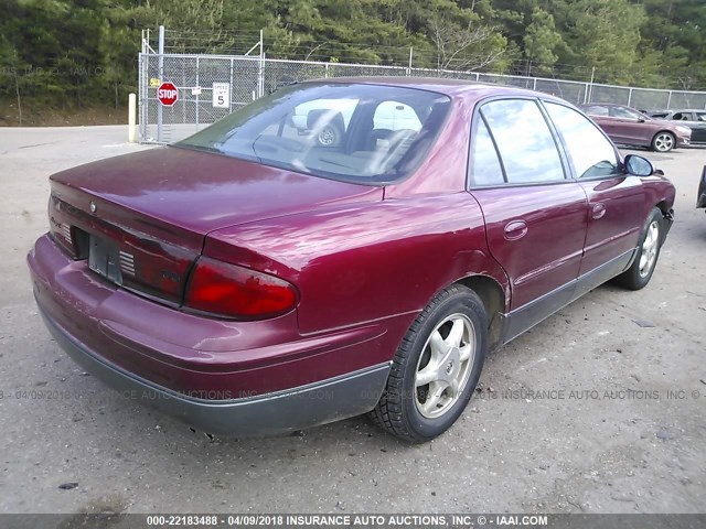 2G4WF551X31159183 - 2003 BUICK REGAL GS MAROON photo 4