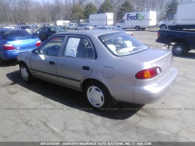 2T1BR12E9YC262243 - 2000 TOYOTA COROLLA VE/CE/LE GOLD photo 3