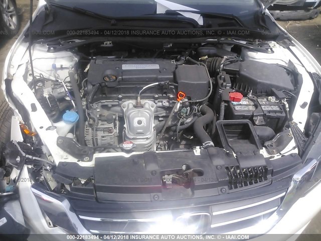 1HGCR2F59EA062498 - 2014 HONDA ACCORD SPORT Ақ фото 10