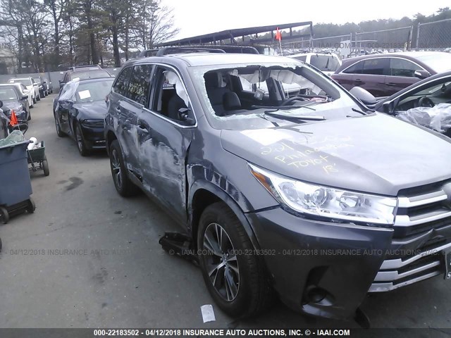 5TDBZRFH2JS841378 - 2018 TOYOTA HIGHLANDER LE/LE PLUS GRAY photo 6