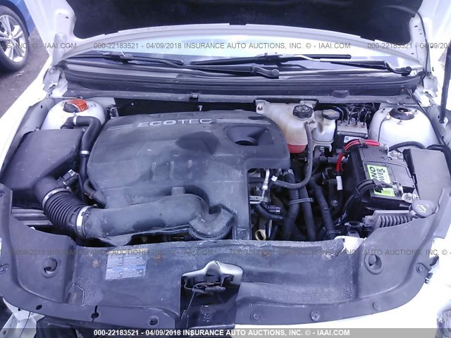 1G1ZB5EB4A4106379 - 2010 CHEVROLET MALIBU LS თეთრი ფოტო 10
