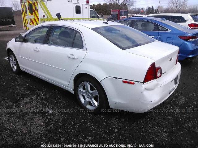 1G1ZB5EB4A4106379 - 2010 CHEVROLET MALIBU LS თეთრი ფოტო 3