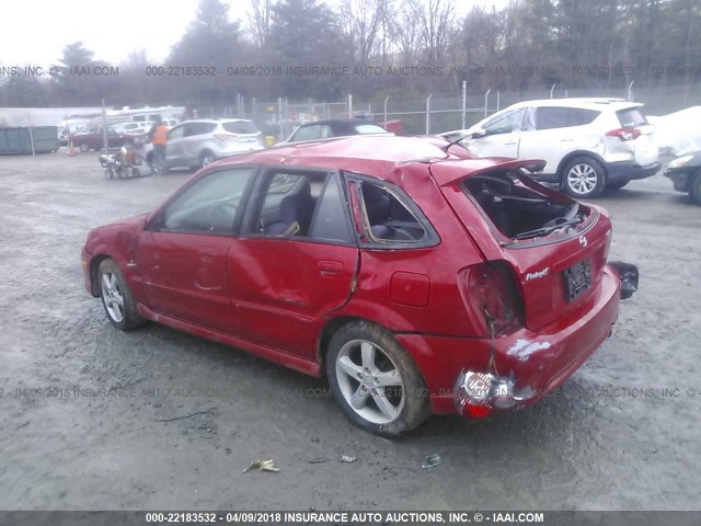 JM1BJ245731212545 - 2003 MAZDA PROTEGE PR5 红色 照片 3