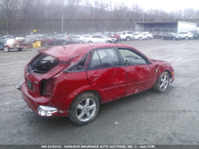 JM1BJ245731212545 - 2003 MAZDA PROTEGE PR5 红色 照片 4