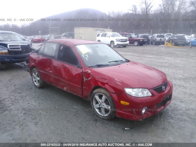 JM1BJ245731212545 - 2003 MAZDA PROTEGE PR5 RED photo 6