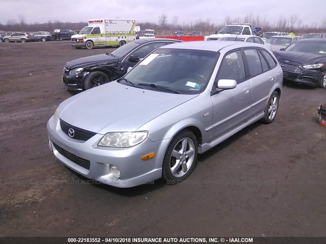 JM1BJ246831192220 - 2003 MAZDA PROTEGE PR5 银色 照片 2