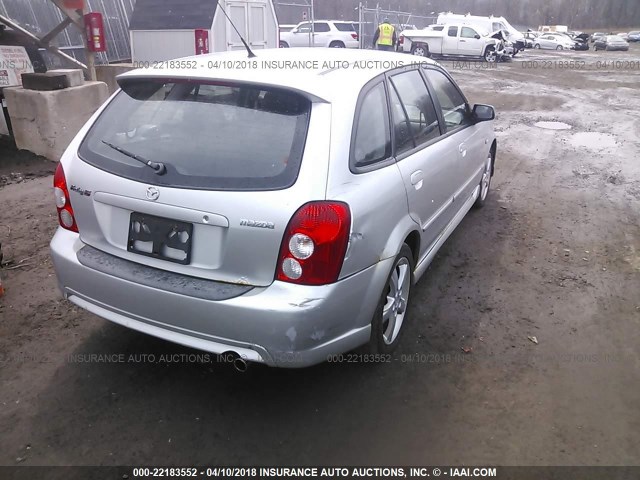 JM1BJ246831192220 - 2003 MAZDA PROTEGE PR5 银色 照片 4