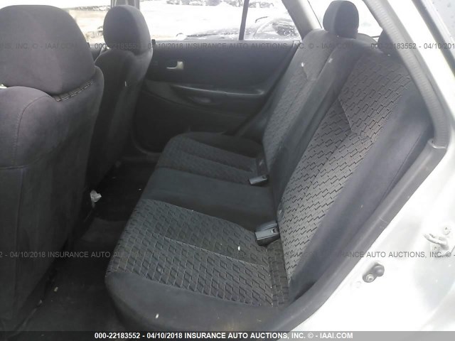 JM1BJ246831192220 - 2003 MAZDA PROTEGE PR5 银色 照片 8