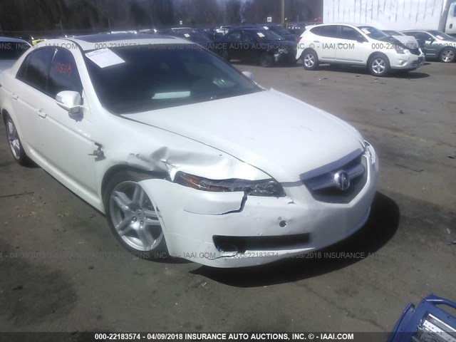 19UUA662X7A013211 - 2007 ACURA TL WHITE photo 6