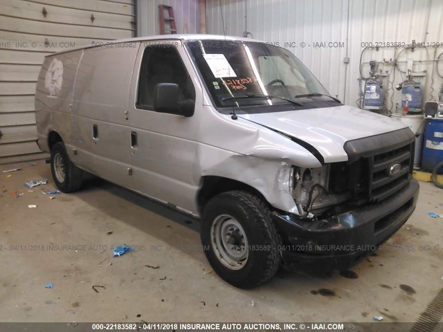 1FTNE24W89DA27762 - 2009 FORD ECONOLINE E250 VAN SILVER photo 1