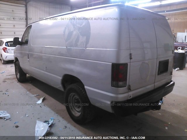 1FTNE24W89DA27762 - 2009 FORD ECONOLINE E250 VAN SILVER photo 3