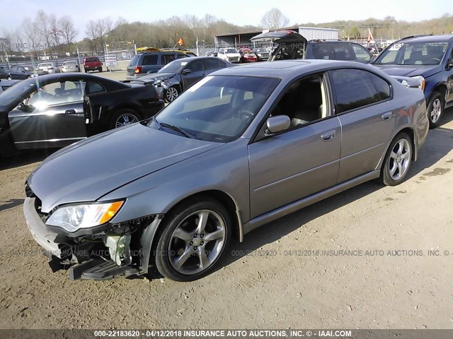 4S3BL626187213319 - 2008 SUBARU LEGACY 2.5I LIMITED GRAY photo 2