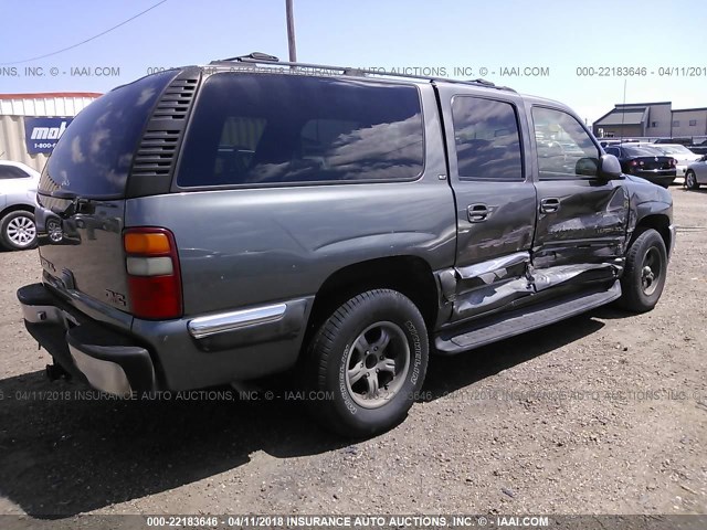 3GKEC16T1YG120292 - 2000 GMC YUKON XL C1500 GRAY photo 4