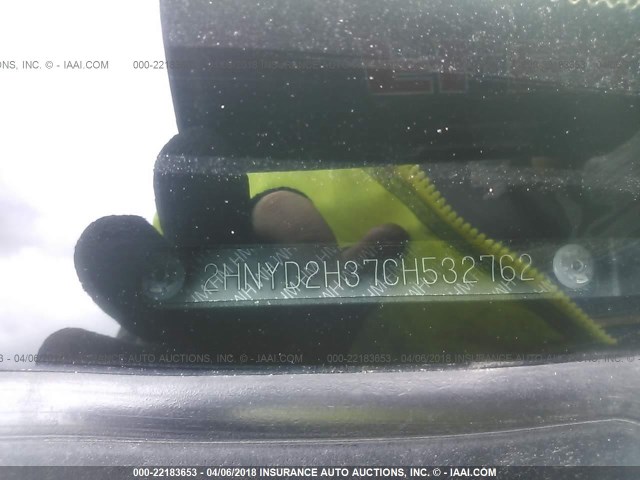 2HNYD2H37CH532762 - 2012 ACURA MDX TECHNOLOGY BLACK photo 9