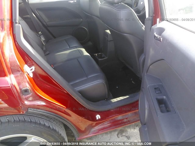 1B3HB78K88D537975 - 2008 DODGE CALIBER R/T RED photo 8