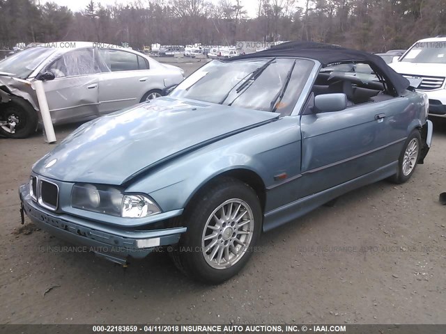 WBABH7322TEY00861 - 1996 BMW 318 IC BLUE photo 2
