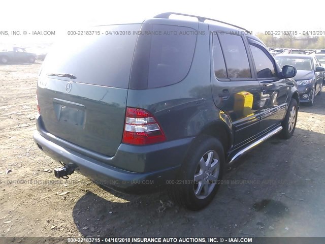 4JGAB72E4XA110193 - 1999 MERCEDES-BENZ ML 430 Grün Foto 4