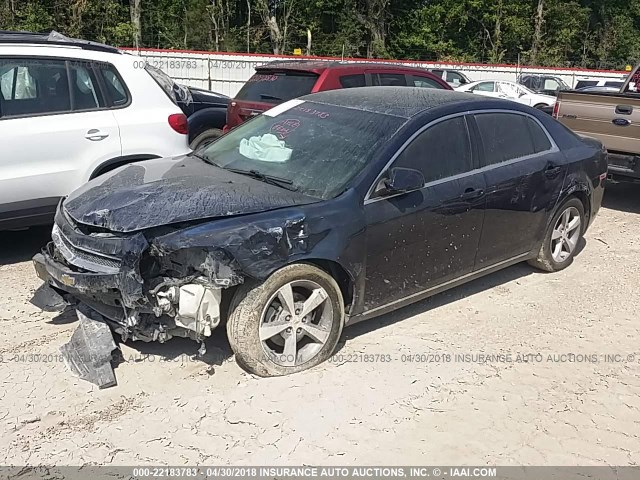 1G1ZC5E11BF166839 - 2011 CHEVROLET MALIBU 1LT 蓝色 照片 2
