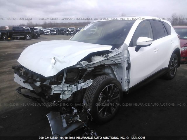 JM3KE4DYXG0795447 - 2016 MAZDA CX-5 GT WHITE photo 2