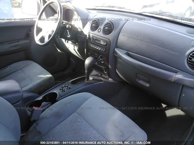 1J4GK48K86W137693 - 2006 JEEP LIBERTY SPORT 黑色 照片 5