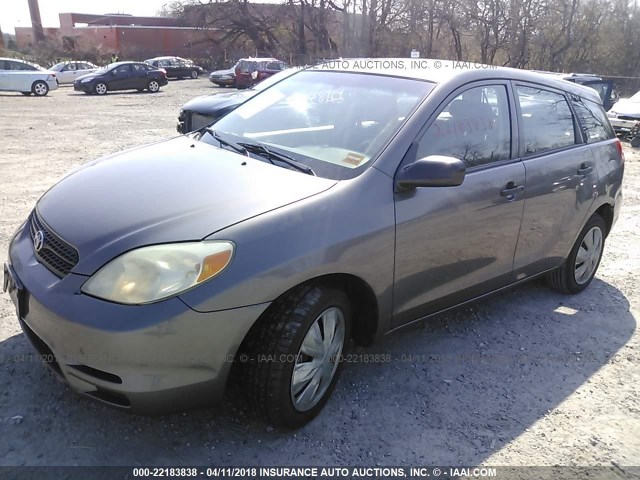 2T1KR32EX4C312363 - 2004 TOYOTA COROLLA MATRIX XR GRAY photo 2