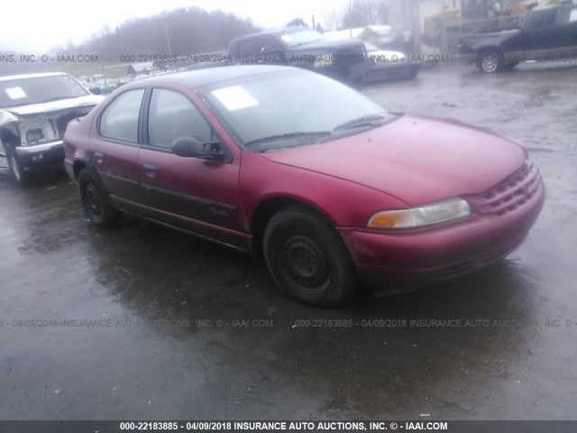 1P3EJ46C9TN286952 - 1996 PLYMOUTH BREEZE RED photo 1