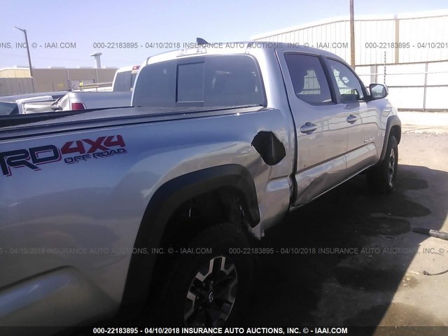 5TFDZ5BN0JX030993 - 2018 TOYOTA TACOMA DBL CAB/SR5/TRD SPORT/OR SILVER photo 6