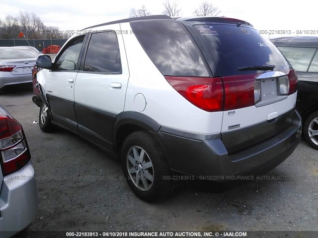 3G5DB03E23S597787 - 2003 BUICK RENDEZVOUS CX/CXL WHITE photo 3