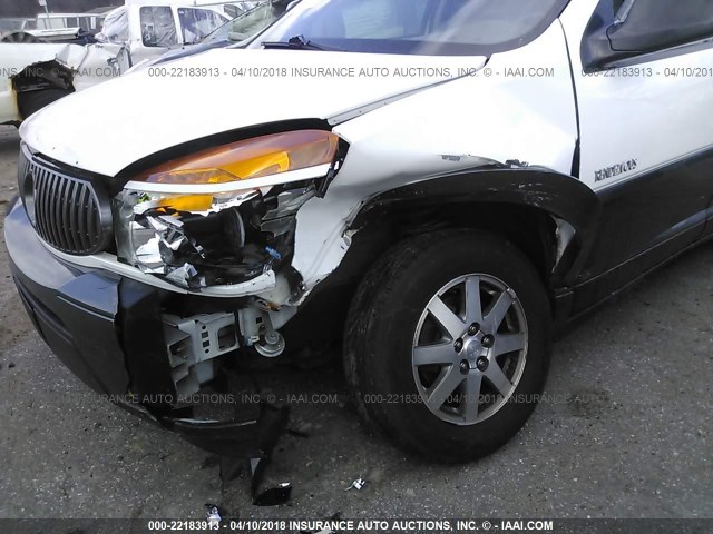 3G5DB03E23S597787 - 2003 BUICK RENDEZVOUS CX/CXL WHITE photo 6