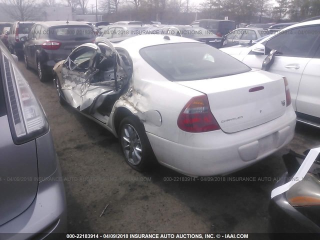 2C3AE66G24H640410 - 2004 CHRYSLER 300M WHITE photo 3