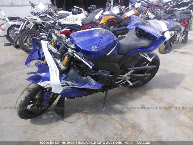 JYARN15E96A007322 - 2006 YAMAHA YZFR1 BLUE photo 2