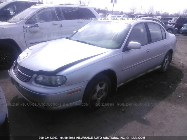 1G1NE52J82M505055 - 2002 CHEVROLET MALIBU LS ნაცრისფერი ფოტო 2