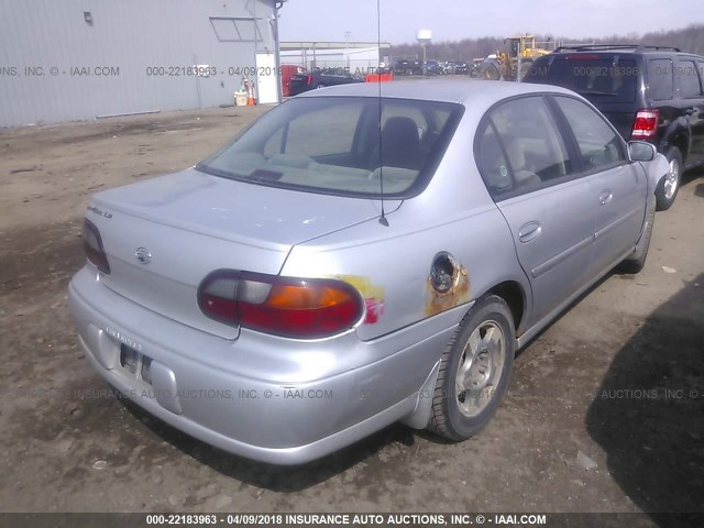 1G1NE52J82M505055 - 2002 CHEVROLET MALIBU LS ნაცრისფერი ფოტო 4