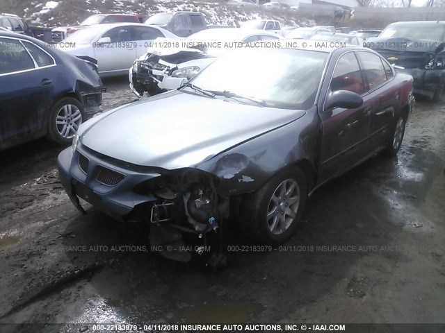 1G2NF52E24M673286 - 2004 PONTIAC GRAND AM SE1 GRAY photo 2