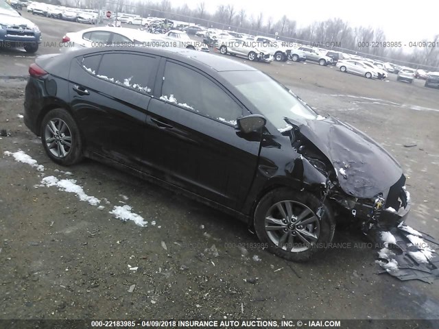 5NPD84LF3JH229133 - 2018 HYUNDAI ELANTRA SEL/VALUE/LIMITED BLACK photo 1