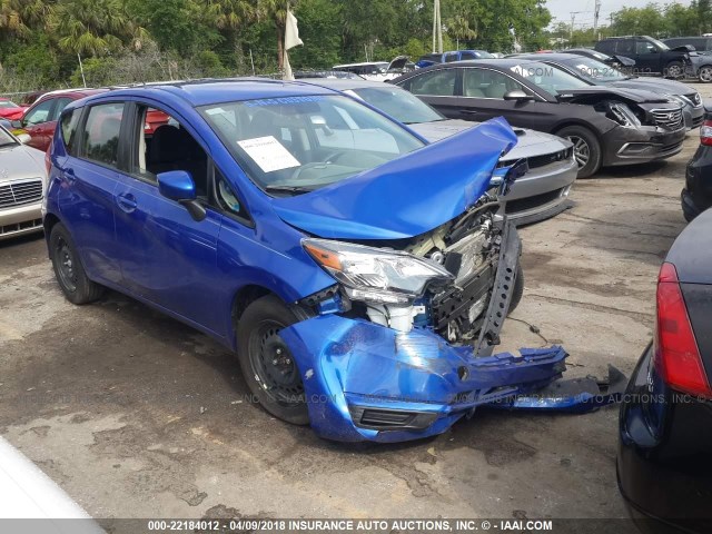 3N1CE2CP0HL369008 - 2017 NISSAN VERSA NOTE S/S PLUS/SV/SL/SR BLUE photo 1