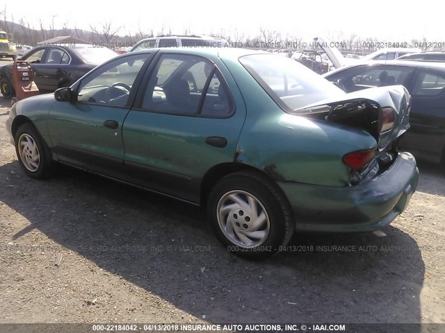 3G1JF524XVS853305 - 1997 CHEVROLET CAVALIER LS GREEN photo 3