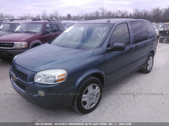 1GNDU23L16D207464 - 2006 CHEVROLET UPLANDER LS BLUE photo 2