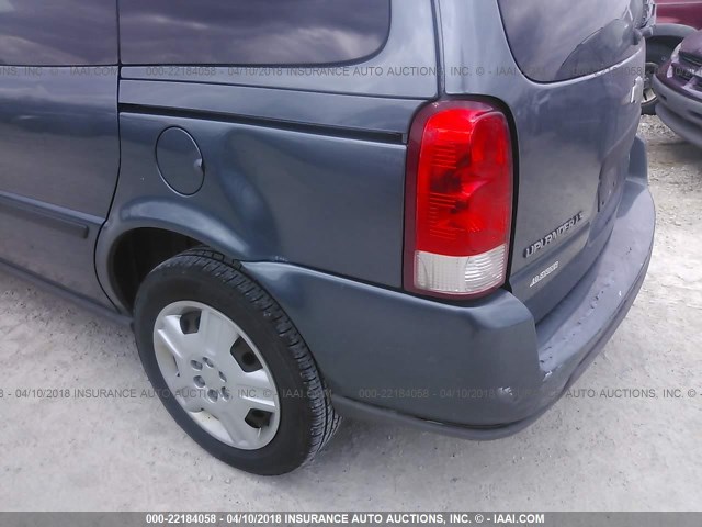 1GNDU23L16D207464 - 2006 CHEVROLET UPLANDER LS BLUE photo 6