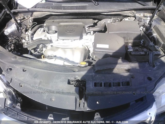 4T4BF1FK8GR519713 - 2016 TOYOTA CAMRY LE/XLE/SE/XSE BLACK photo 10