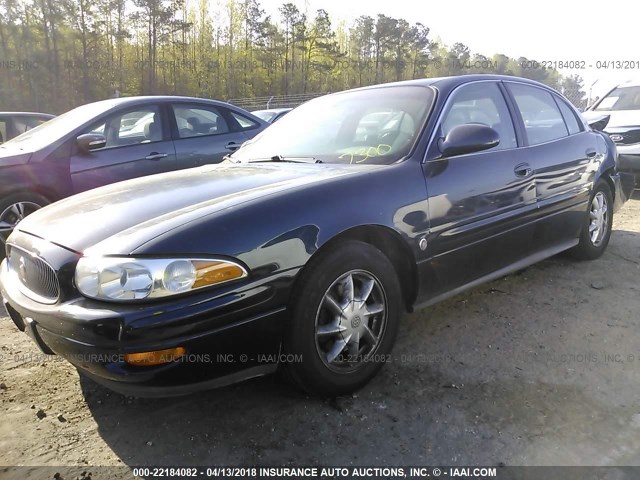 1G4HR54K74U187300 - 2004 BUICK LESABRE LIMITED BLUE photo 2