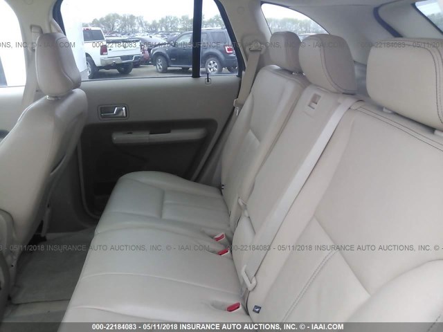 2FMDK39C97BA64925 - 2007 FORD EDGE SEL PLUS BLACK photo 8